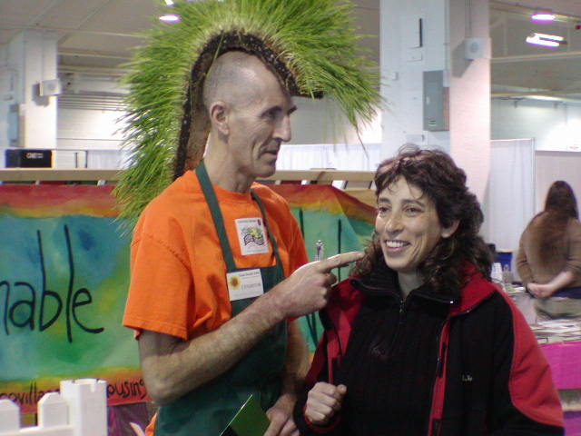 Eva Briggs with Grassy Mohawk Vendor